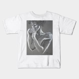 Sweet Memories - Portrait Of A Woman Kids T-Shirt